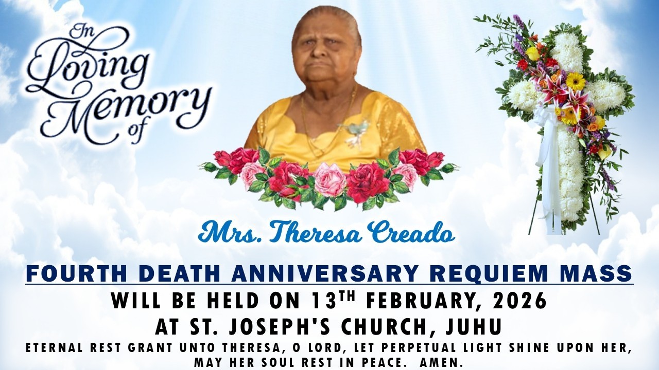 Heartfelt Tribute to Mrs  Theresa Bonny Creado on her Fourth Death Anniversary
