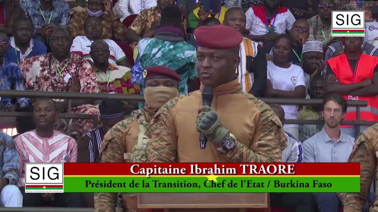 Discours du pr&eacute;sident de la transition 