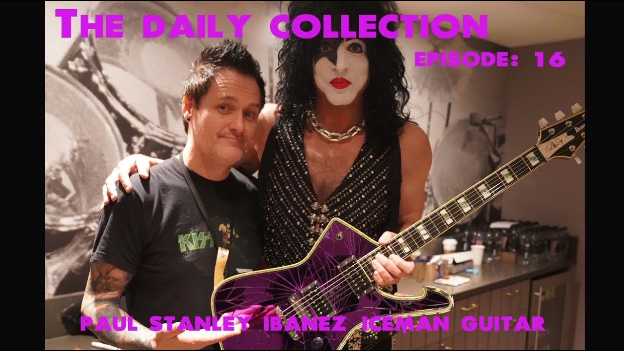 KISS Paul Stanley Ibanez Iceman Guitar Starchild Gene Simmons | Коллекция с Шоном Кларком
