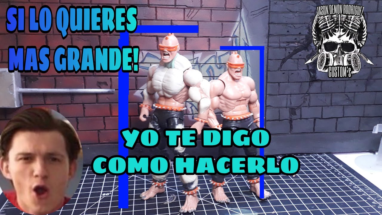 COMO AUMENTAR LA ALTURA A TUS FIGURAS DE ACCIÓN!!!!