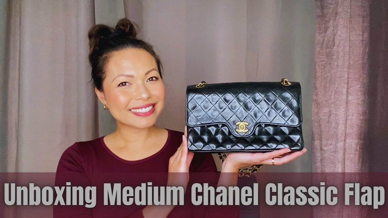Vintage Chanel Medium Classic Flap Unboxing