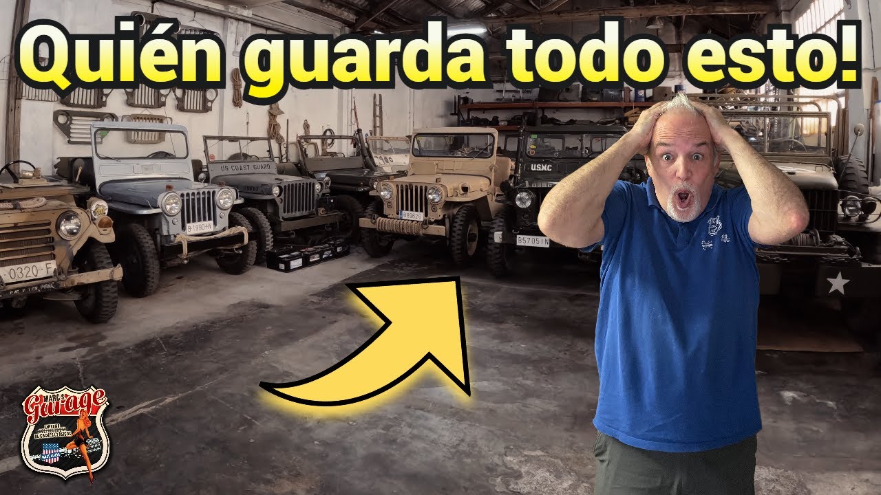 Encontramos Jeeps y camiones de la Segunda Guerra Mundial