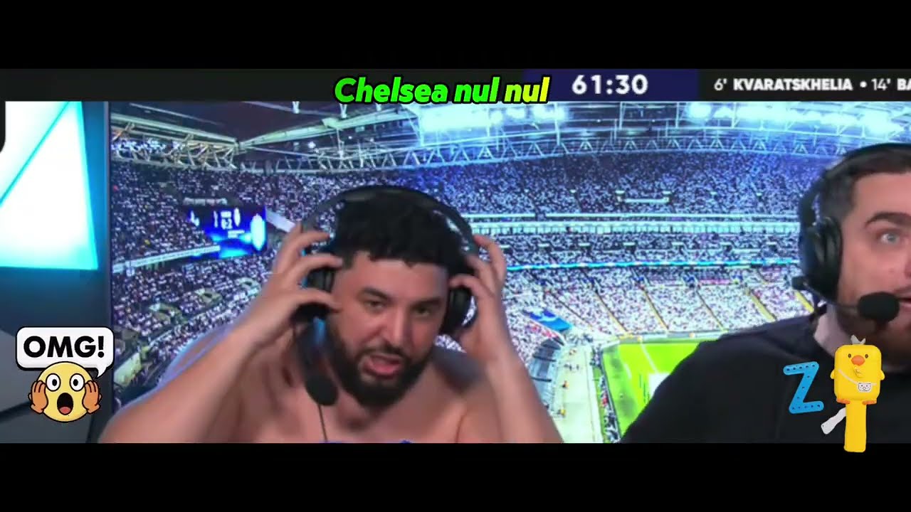 Mohamed Henni fou furieux lors du match de Psg contre Chelsea en ligue des champions (nul Chelsea) 