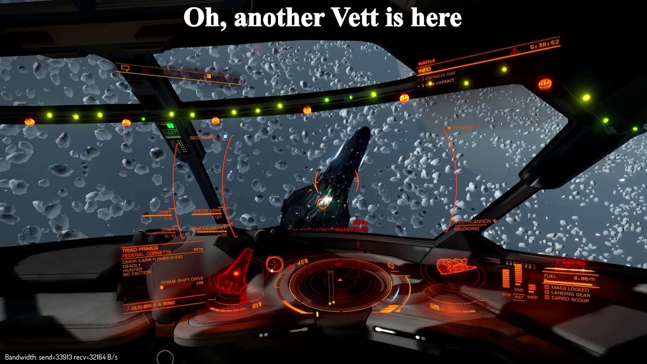 PvP Adder vs The Galaxy (Two Fed Corvettes and an FDL), Elite Dangerous