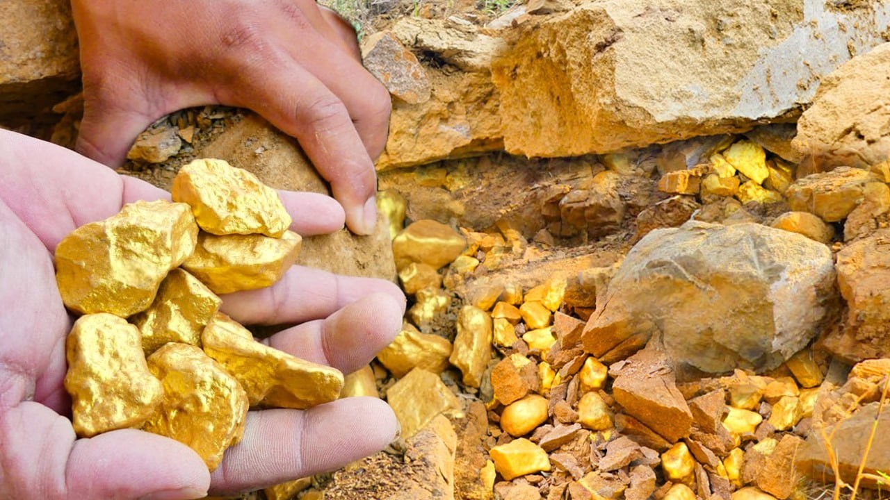 Treasure Hunting: Discovered Massive Gold in Rocky Terrain worth Million $$