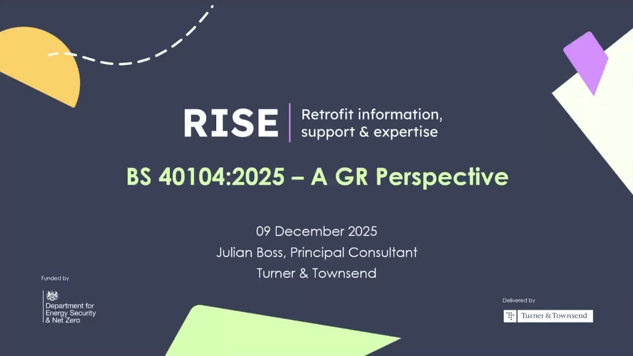 BS 4014:2025 - A GR Perspective | RISE Masterclass