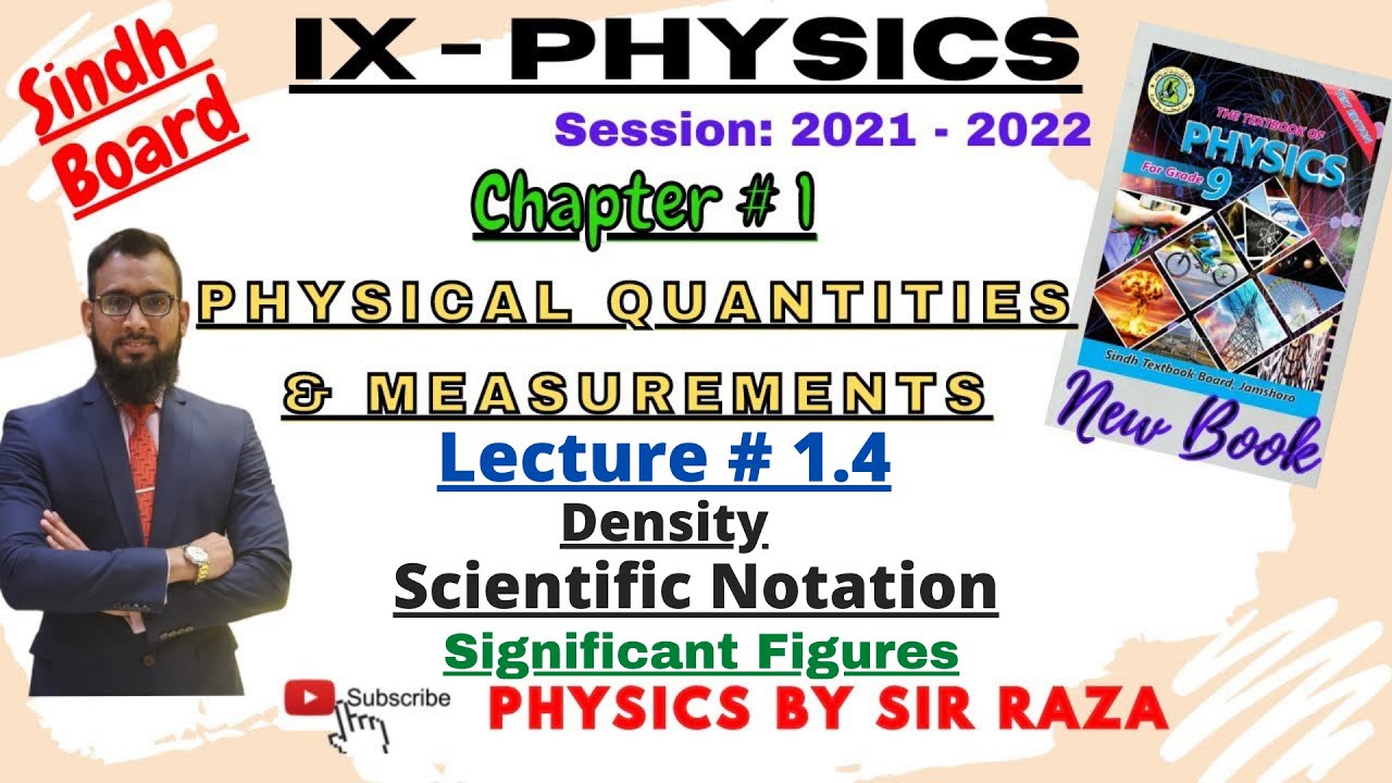 IX - Physics | Chapter#1: Physical Quantities and Measurement |Lecture#1.4| Sindh Board | SSC I