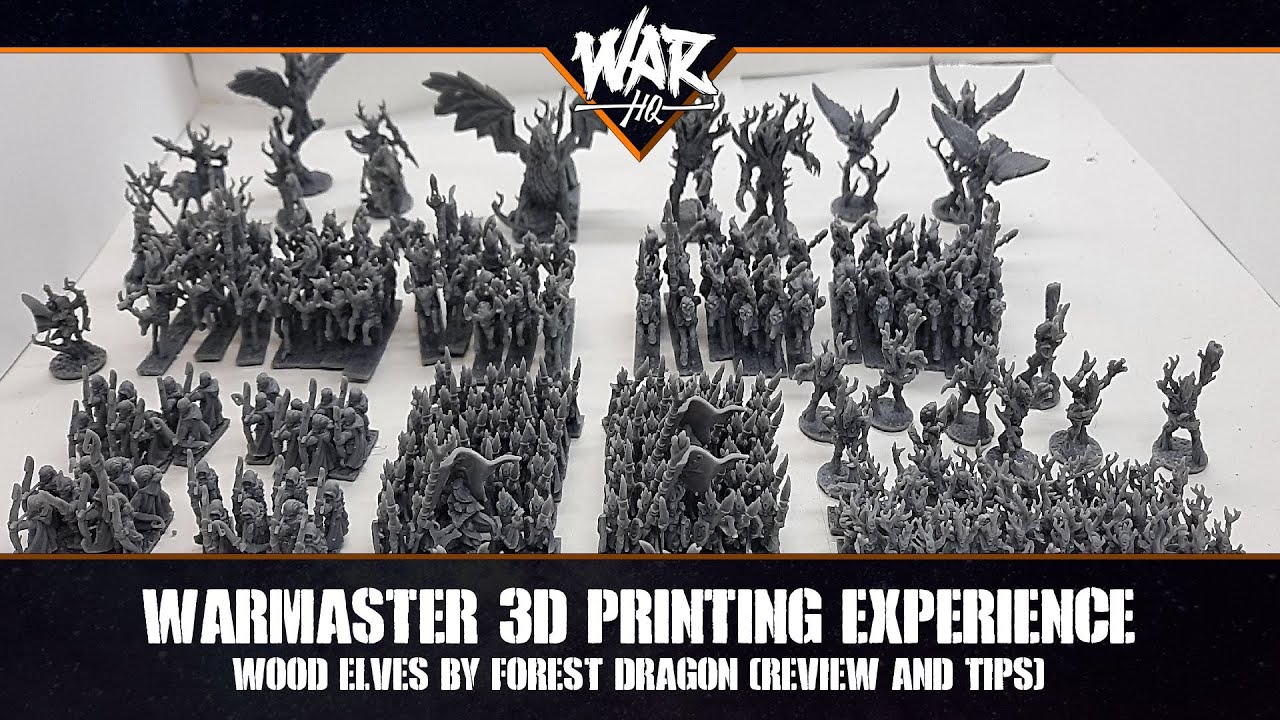 Warmaster 3D Printing Experience - Wood Elves