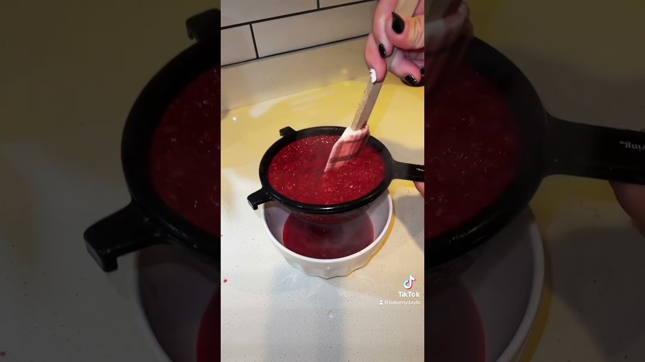 Raspberry Cake Filling #cakefilling #filling #raspberrycakefilling