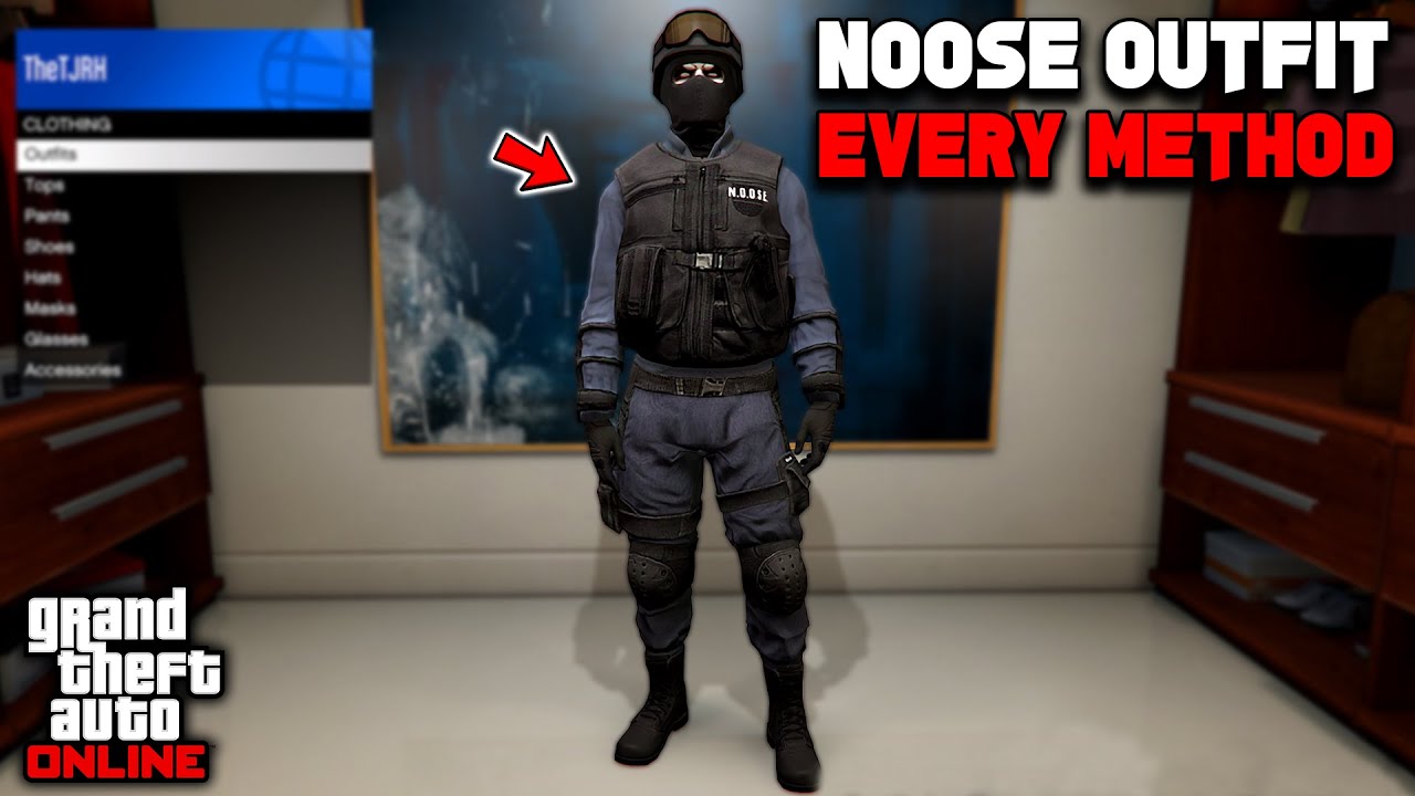 Все способы получить глюк с костюмом N.O.O.S.E. в GTA 5 Online! (Редкий глюк с костюмом SWAT)