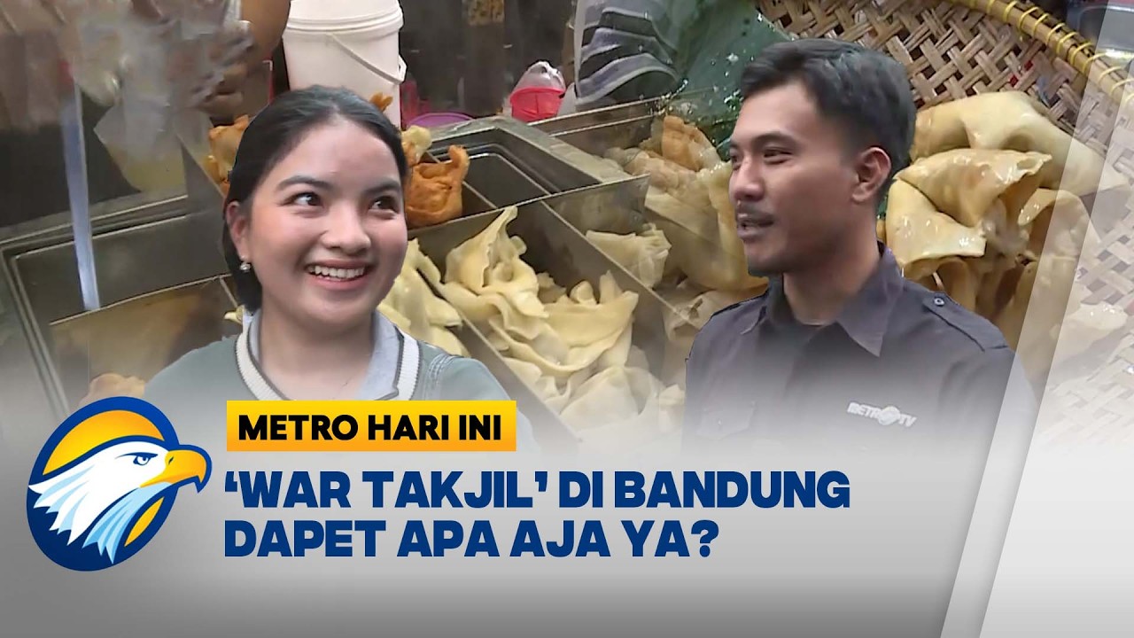 Berburu Takjil di Jalan Pusdai Bandung - [Metro Hari Ini]