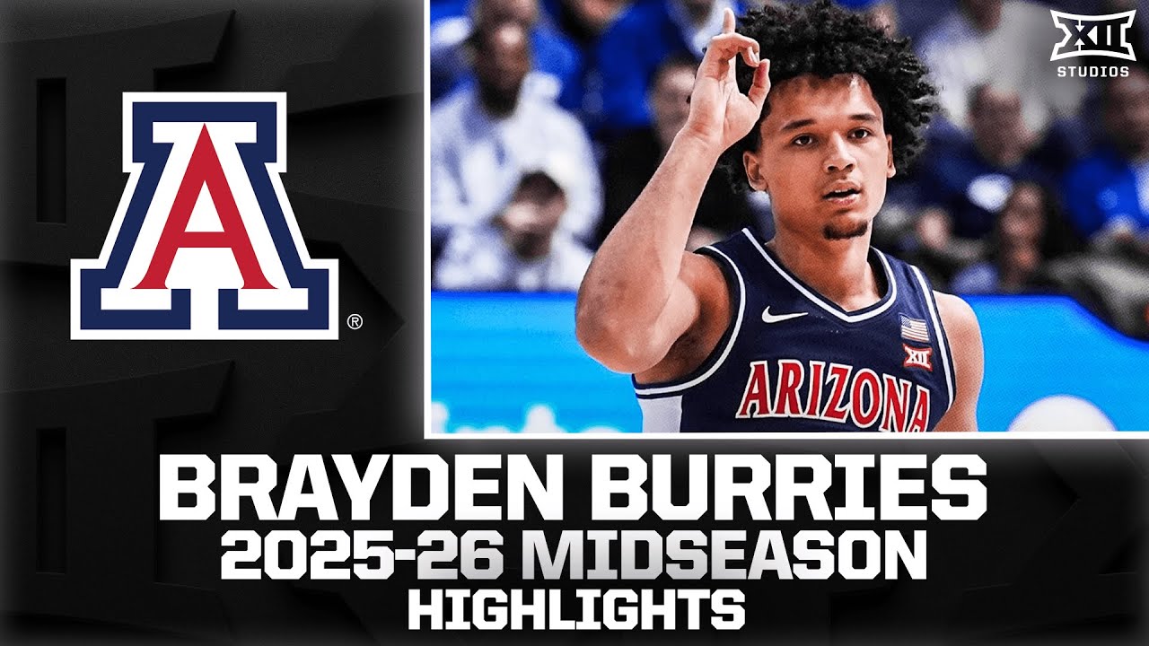 Arizona's Brayden Burries Midseason Highlights | 2025-26 Big 12 Men's Basketball