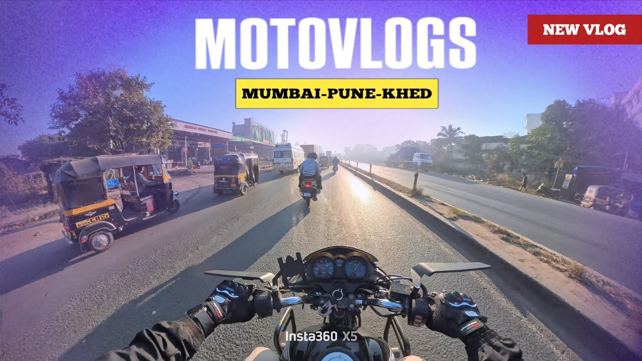 Mumbai to Pune Khed Ride | Motovlog Trip 1– Part 1