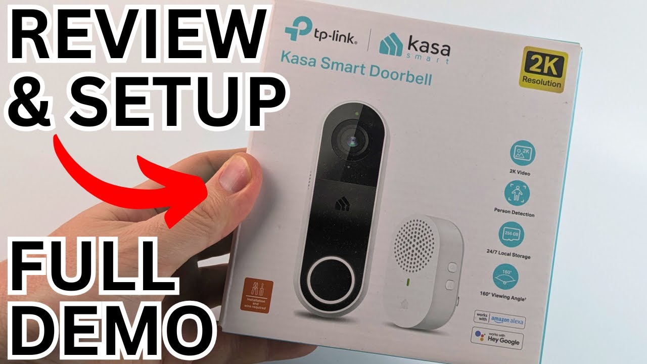 Установка, настройка и обзор камеры дверного звонка Kasa Smart &mdash; KD110