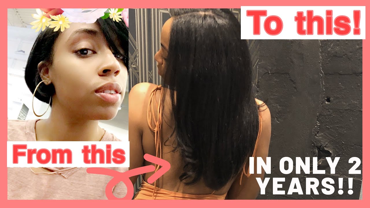 MID BACK Natural Hair in less than 2 YEARS! How I Grew My Hair (WITH PICTURES)