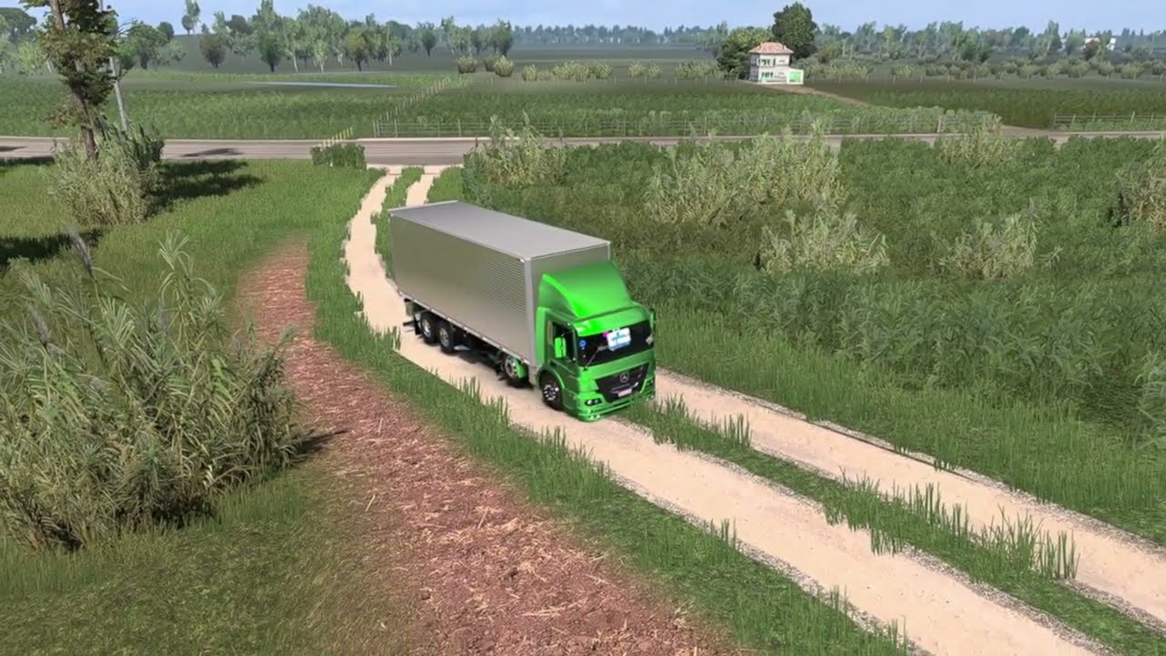 FUI PASSAR NA PONTE DE MADEIRA E ELA QUEBROU NO MB ATEGO 3030 QUALIFINCADO ETS 2 1.57