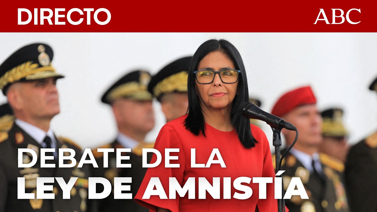 🔴 DIRECTO  | El Parlamento venezolano debate la ley de amnistía propuesta por DELCY