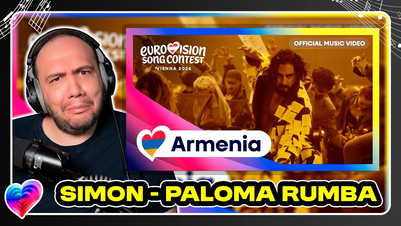 SIMÓN - Paloma Rumba | Armenia 🇦🇲 Official Music Video #Eurovision2026 | TEACHER PAUL REACTS