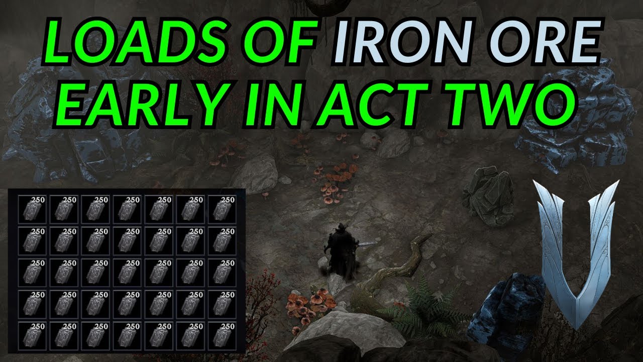 V Rising 1.0 - Find lots of iron ore early in act two