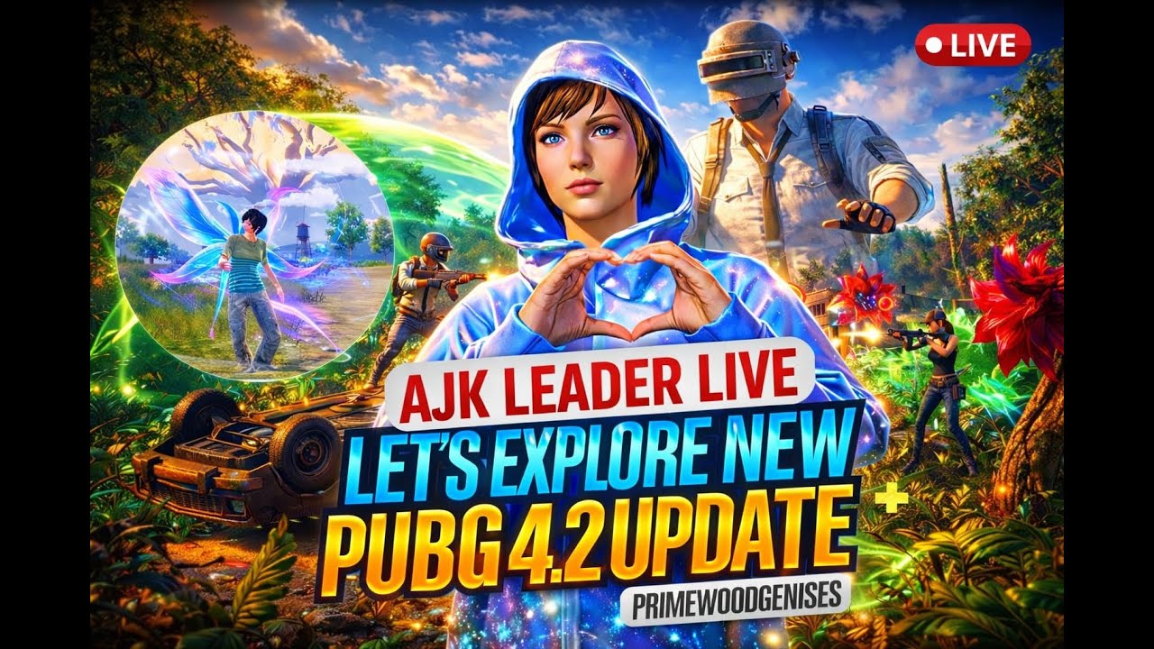 LETS EXPLORE PUBG MOBILE 4.2 UPDATE | AJK ON TOP | AJK LIVE STREAM |AJK LEGACY