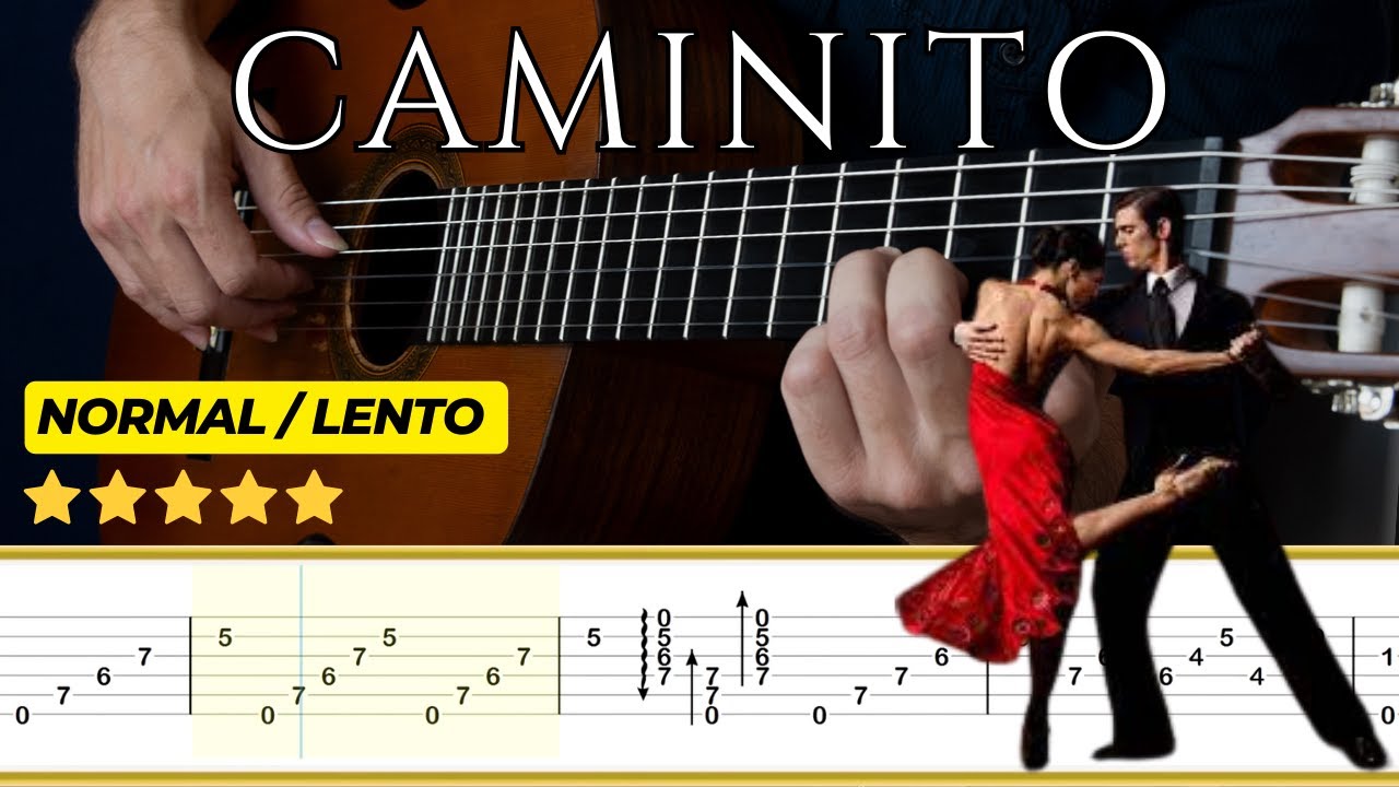 CAMINITO (Tango) 🎸Versión de Cacho Tirao || Tutorial para Guitarra Clásica + TABS