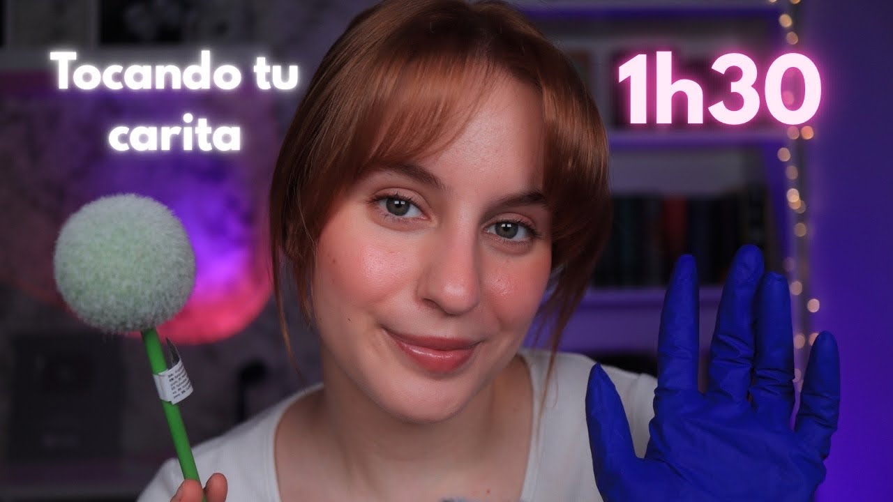 asmr 🌿 1h3O TOCANDO tu CARITA ✨