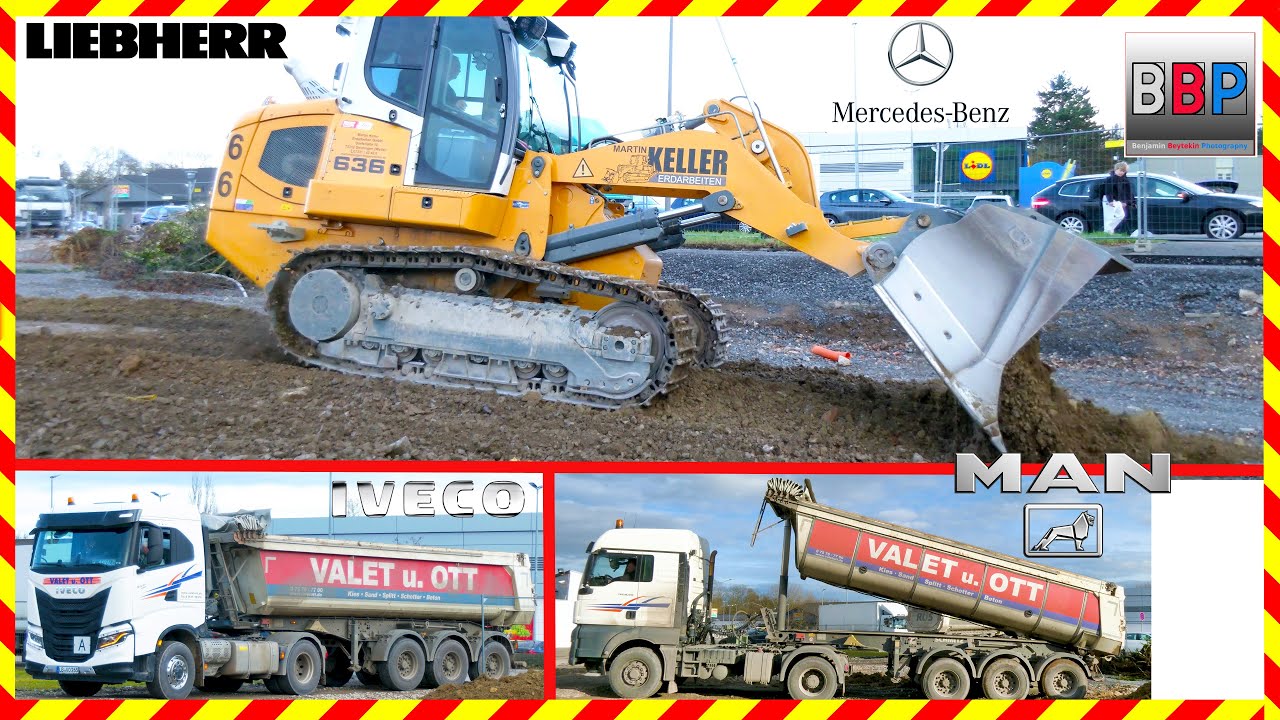 Liebherr LR 636 & IVECO, MAN, Mercedes Trucks, Besigheim, 2025. #liebherrlr636