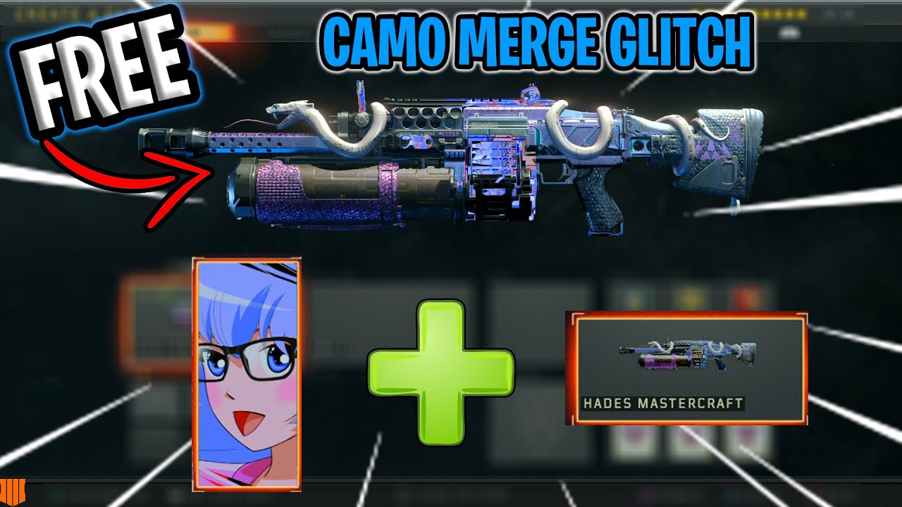 How to COMBINE REACTIVE CAMOS and MASTERCRAFTS for FREE in Black ops 4