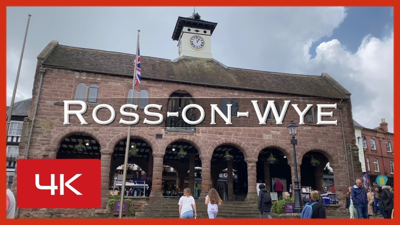 Ross-on-Wye in Herefordshire England, it sits on the banks of the River Wye. Filmed in 4K 60fps