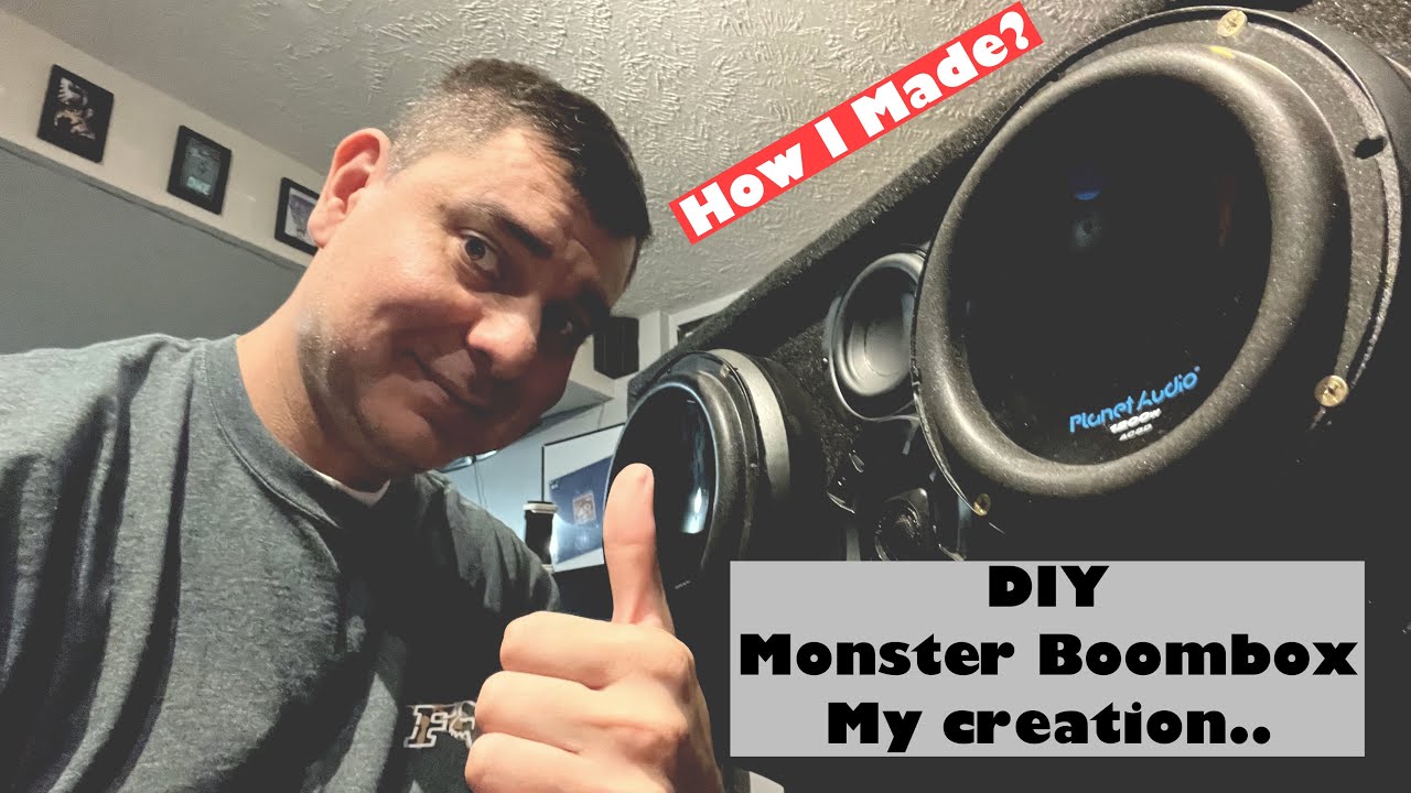 DIY Bluetooth Portable Stereo Speaker/boombox Project
