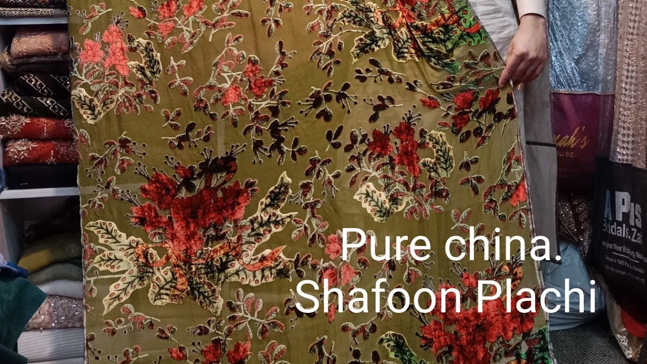 China shafoon and velevt palchi#onlineshopping available here watusp no 03025280092..