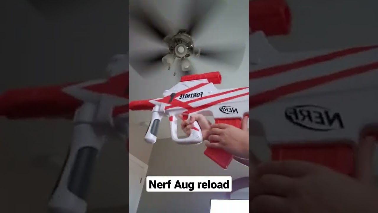 Black Ops Aug Reload V.S Nerf Aug Reload #shorts