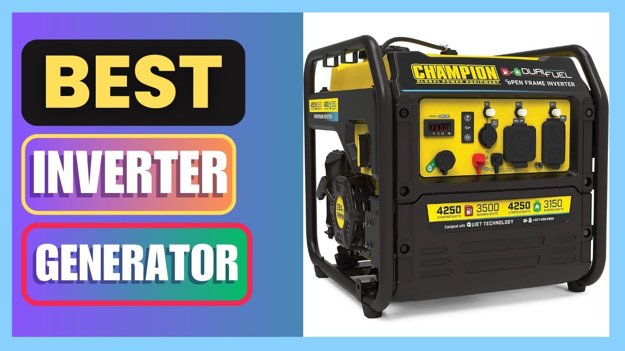 Best 4250-Watt Dual Fuel RV Ready Portable