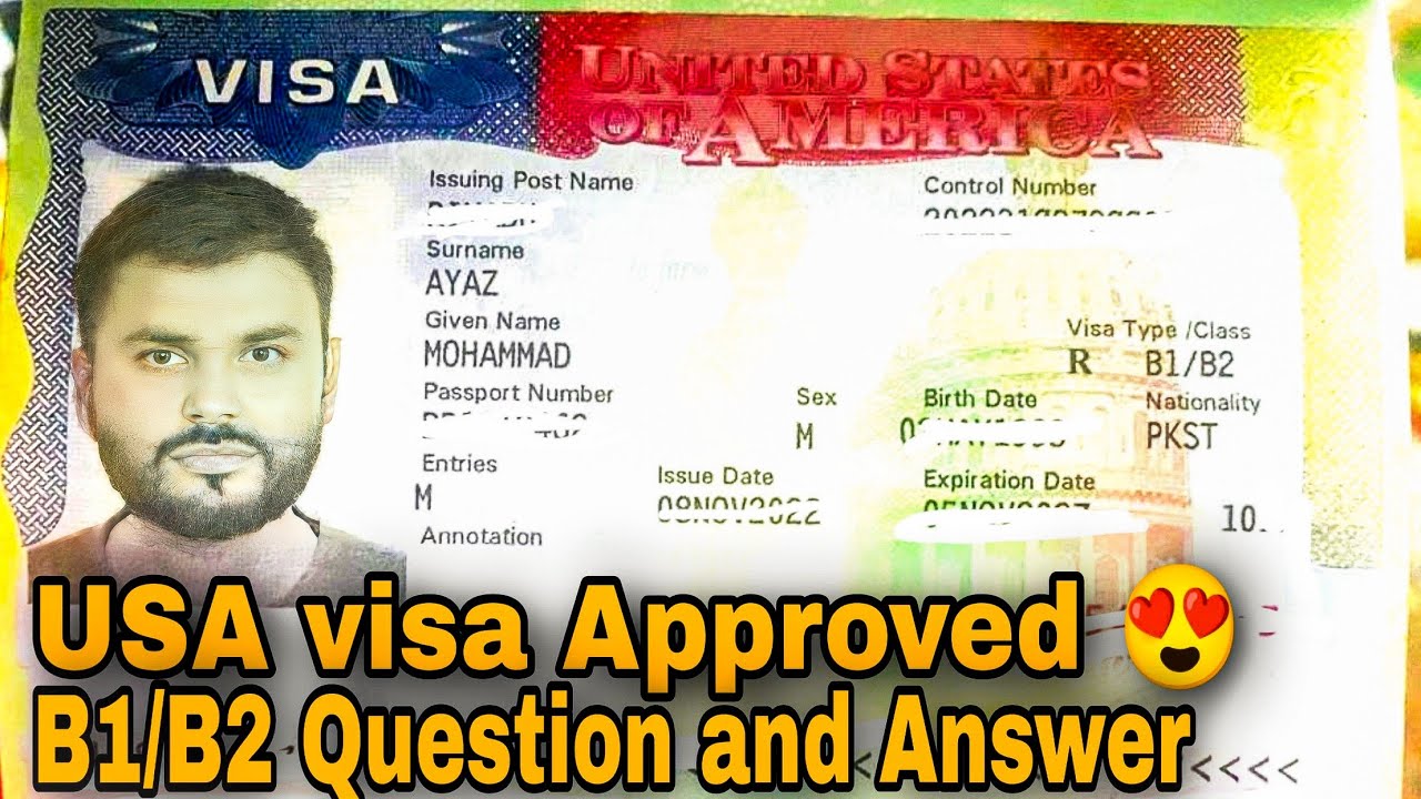 USA Tourist B1 and B2 Visa Interview Questions & Answers!
