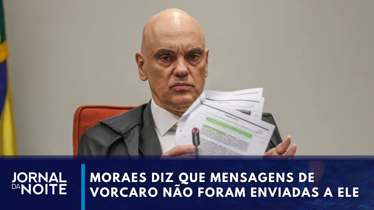 Moraes diz que mensagens de Vorcaro não foram enviadas a ele