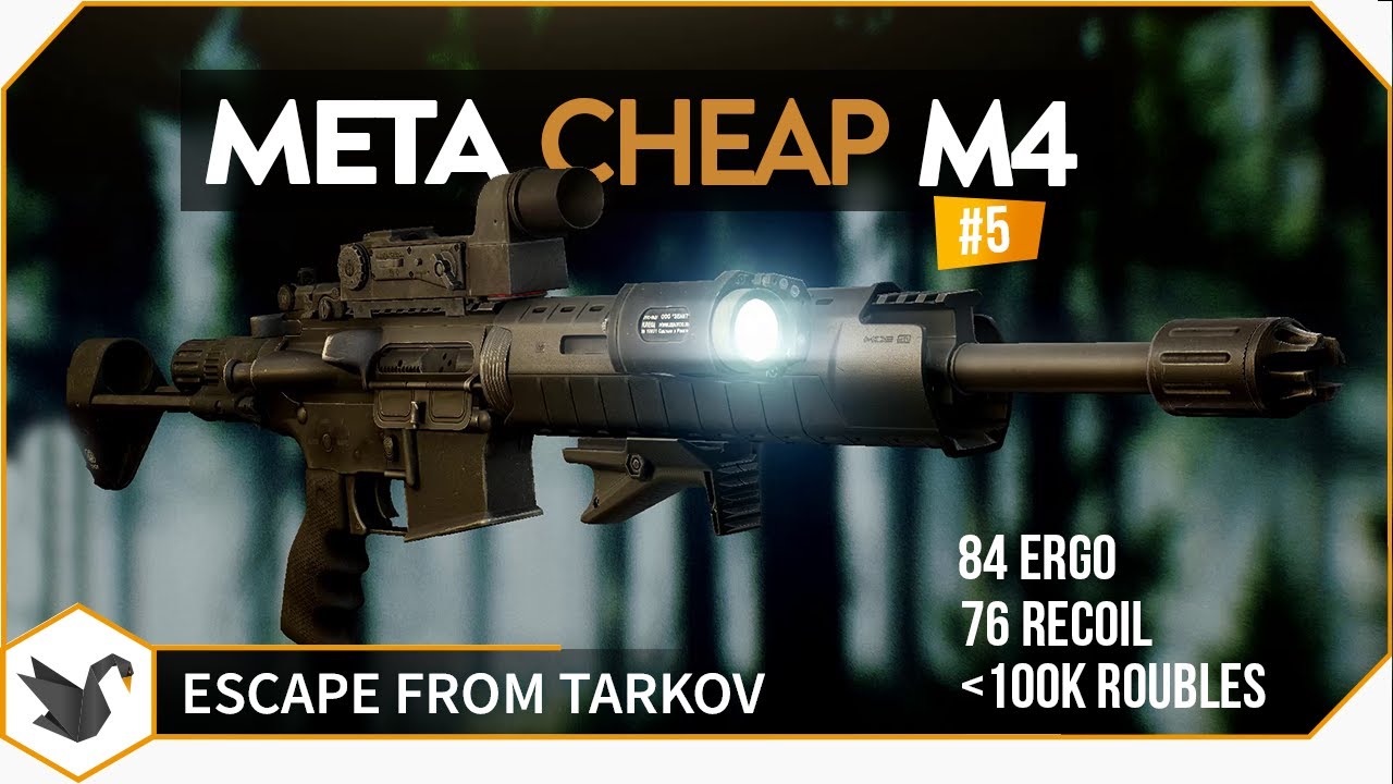 [EN] UQT #5 - Mega-Cheap M4 : 84 ergo 76 recoil for 100k roubles - Escape From Tarkov