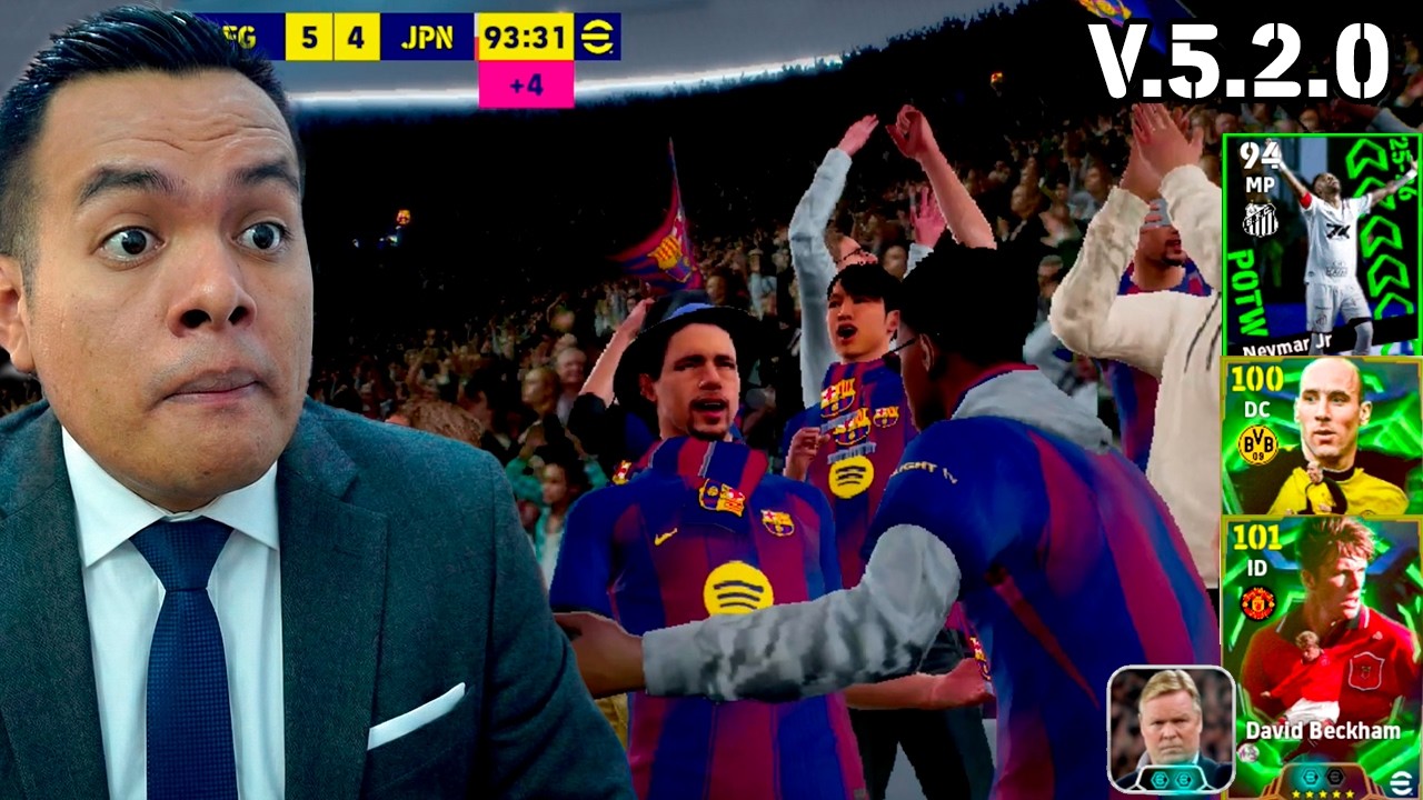Así es el Nuevo eFootball 5.2.0 Versión Final (El Juego ha cambiado por Completo)