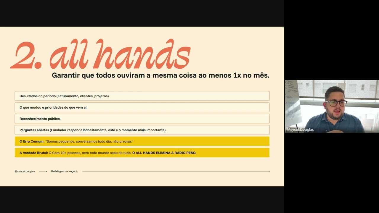 Aula 6  #En-tese - Os 7 Rituais que sustenta a cultura de uma empresa funcional