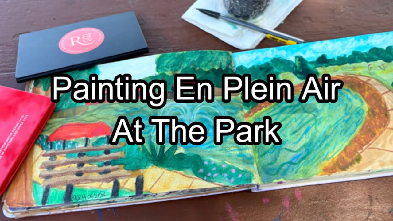 Painting En Plein Air At The Park
