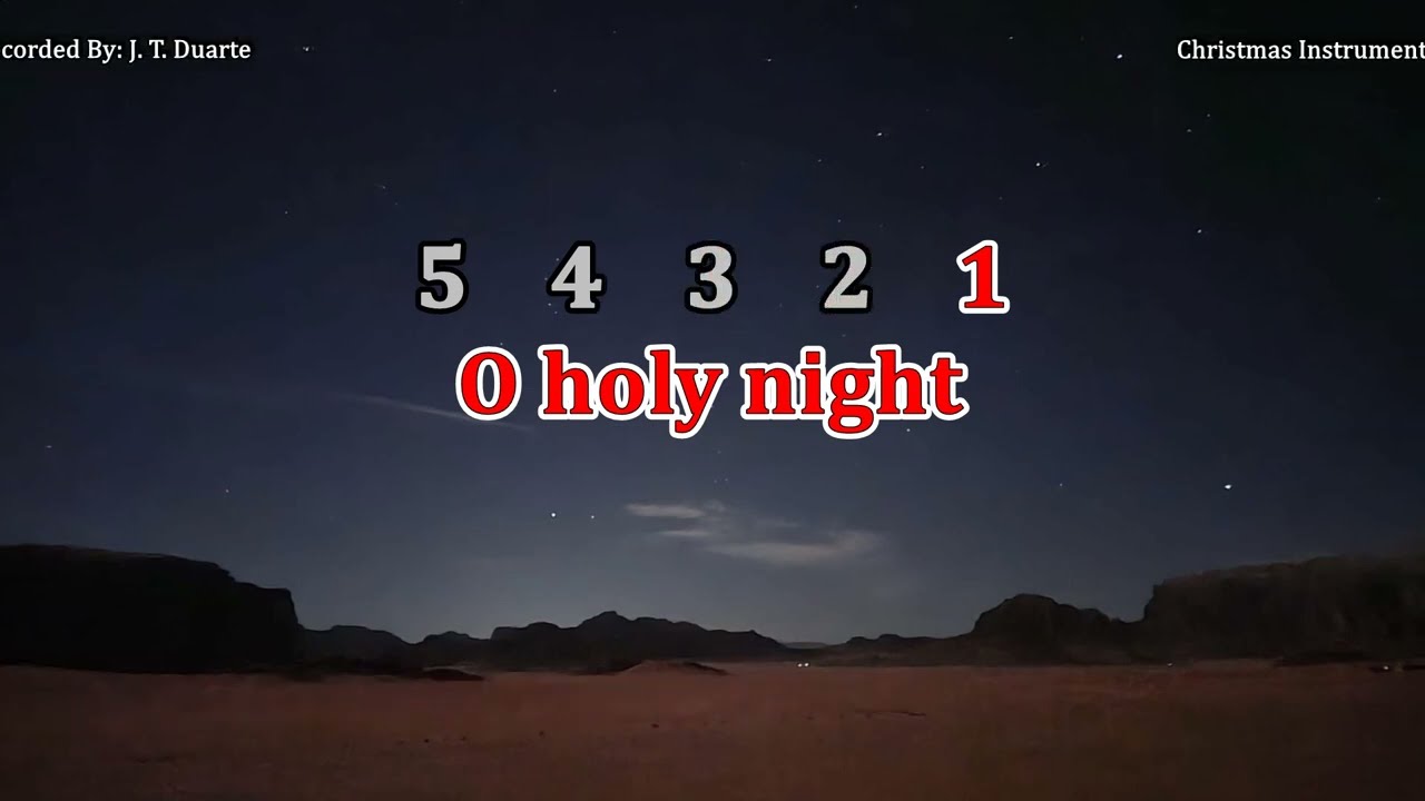 O Holy Night- Key of G (Guitar Accompaniment)