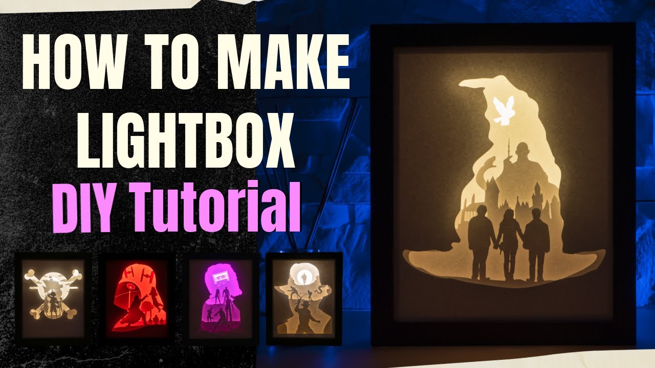 DIY Lightbox Tutorial &ndash; How to Make a Stunning Lightbox at Home! ✨🎬
