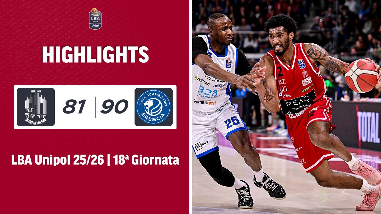 Olimpia Milano - Brescia Extended Highlights