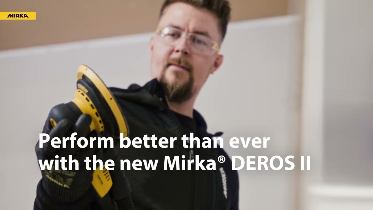 New Design, More Powerful: Mirka® DEROS II