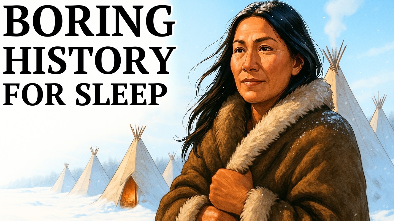 How Native Americans Survived Harsh Winters on the Great Plains | Relaxing History for Sleep