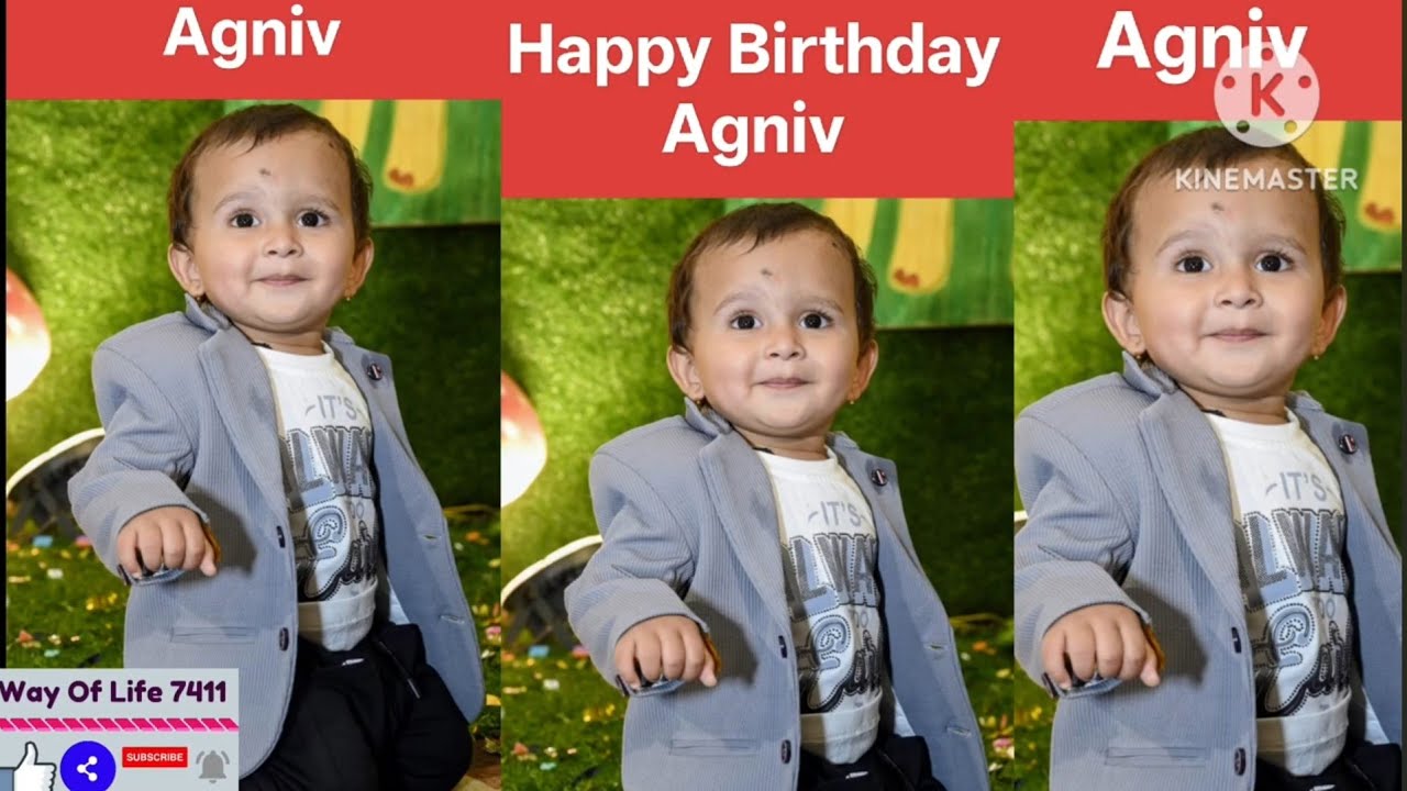 Agniv | Agniv@ first Birthday | Vaze Family Shakti Nagar Raichur | Agniv Ankita Satyajeet Vaze | HBD