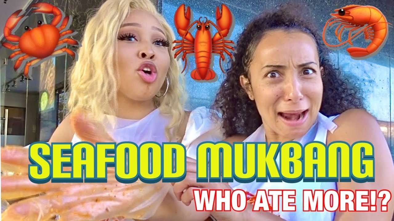 SEAFOOD MUKBANG w/ @DominiqueDanielle