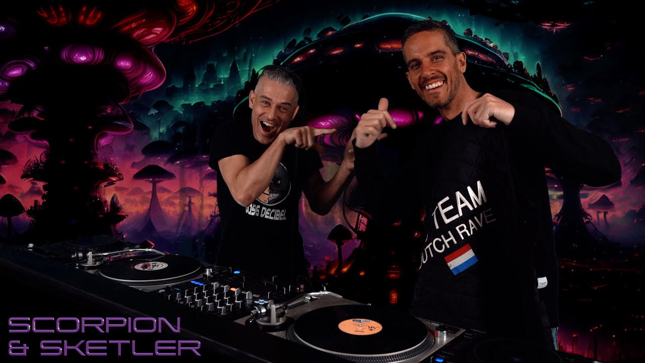 Scorpion & Sketler Old School Gabber Rave vinyl mix (Bonzai Thunderdome style)
