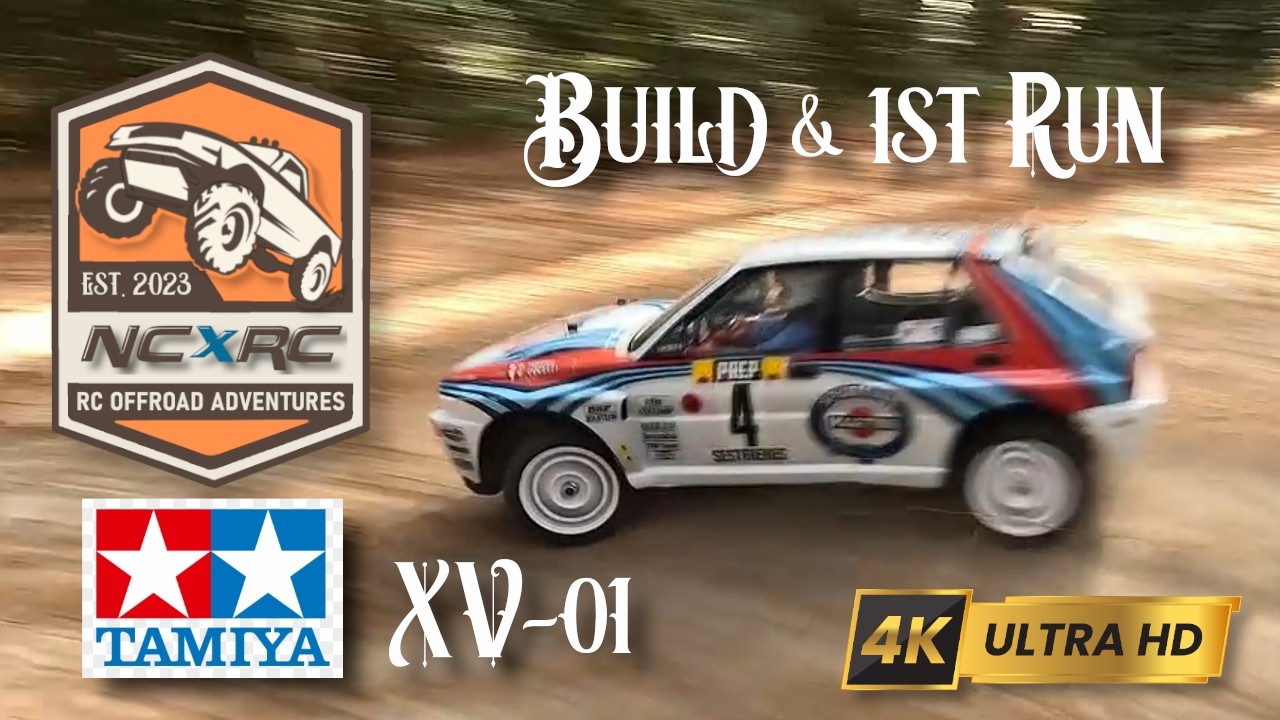 Tamiya XV 01 Unboxing, Build and First Run