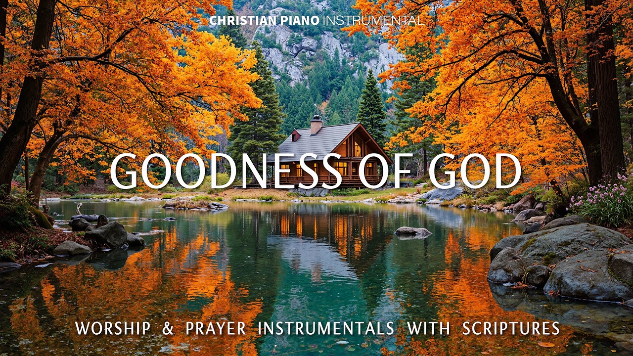 GOODNESS OF GOD : Soothing Worship Piano & Powerful Bible Verses With Beautiful Autumn