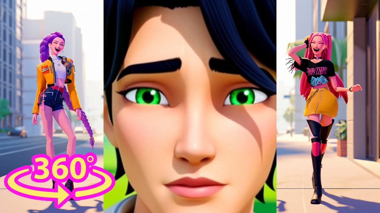 360 VR. ENCHANTED JINU?! Kpop Demon Hunters Animation